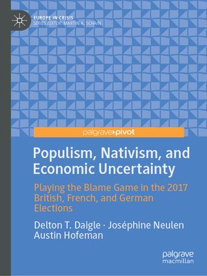 cover image of Populism, Nativism, and Economic Uncertainty